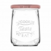 Transparent Glass Jar Inde Tasty 550 ml With lid (12 Units)