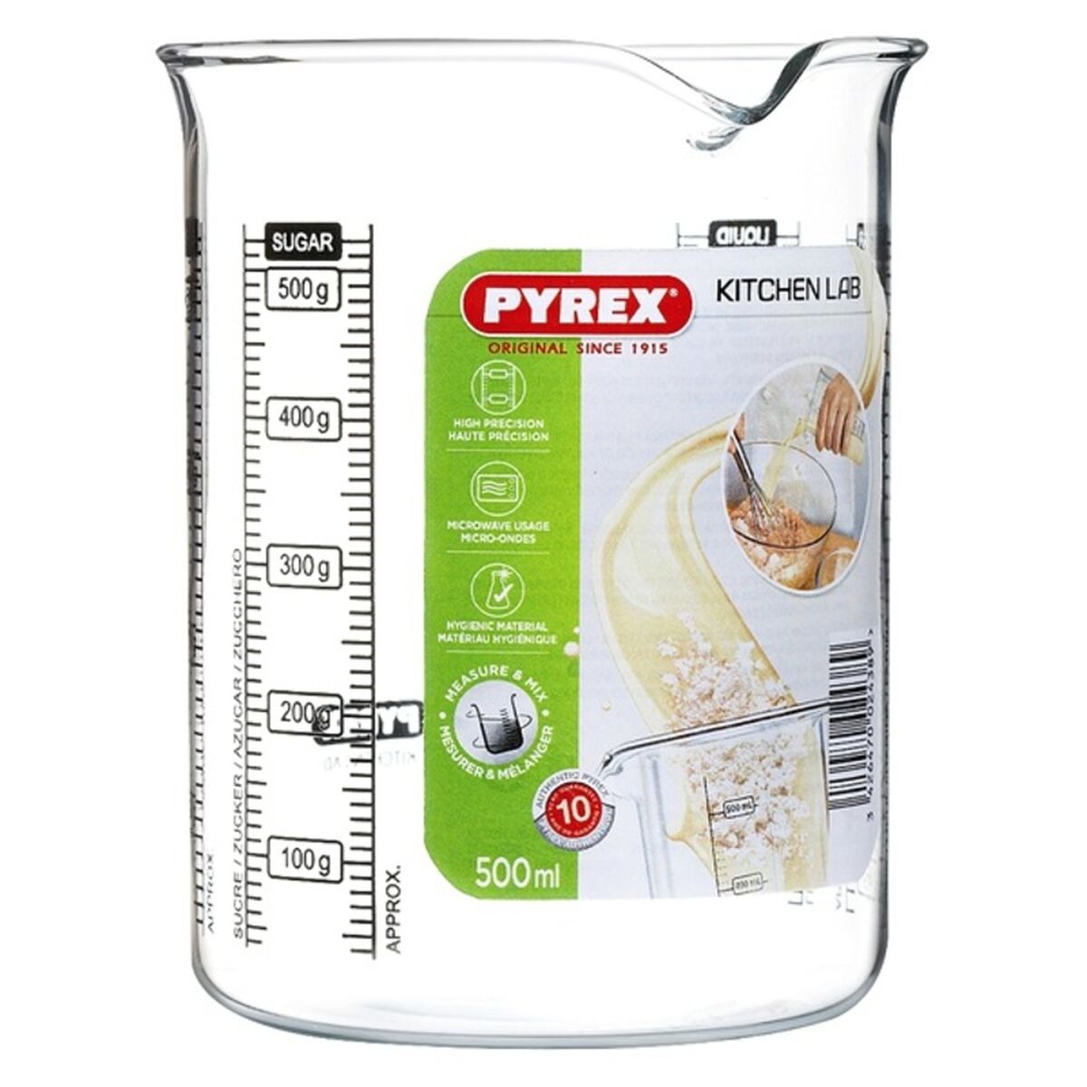 Matavimo stiklinė Pyrex Kitchen Lab stiklas