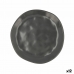 Farfurie pentru desert Bidasoa Cosmos Ceramică Negru (20 cm) (12 Unități)