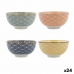 Bol Quid Pippa Ceramică Multicolor (11 cm) (Pack 24x)