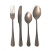 Cutlery set Quid Celebrart Metal Copper 24 Pieces