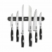 Barra magnética para cuchillos Quttin Negro 50 x 4,8 x 2 cm