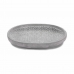 Flower Pot Dish With relief Grey 28 x 4 x 23 cm (6 Units)