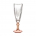 Бокал для шампанского Exotic Стеклянный Лососевый 6 штук (170 ml)