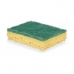 Conjunto de esfregões Fibra abrasiva Amarelo Verde Cellulose 9 x 5,5 x 2,5 cm (14 Unidades)