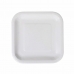 Набор посуды Algon Одноразовые Белый Картон Квадратный 20 cm (36 штук)
