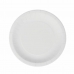 Ételek halmaza Algon Eldobható Fehér Préselt Papír 20 cm (10 egység)