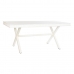 Dining Table DKD Home Decor White Metal Mango wood 180 x 90 x 76 cm