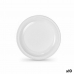 Lot d'assiettes réutilisables Algon Blanc Plastique 22 x 22 x 1,5 cm (36 Unités)