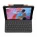 Case til tablet og tastatur Logitech iPad 2020 | iPad 2019 | iPad 2021 Grå Spansk qwerty QWERTY