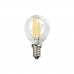 Sfärisk LED-lampa Silver Electronics 1960314 E14 4W 3000K A++ (Varmt Ljus)