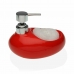 Dozownik mydła Versa Czerwony Zmywak Kuchenny Ceramika (16,5 x 16 x 10,5 cm)