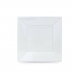 Újrafelhasználható tányérkészlet Algon Fehér Műanyag 23 cm (12 egység)