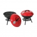 Barbecue Portable Rouge/Noir 35,5 x 37 cm