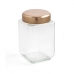 Kozarec za shranjevanje Quid B&w Baker Steklo 1,25 L (6 kosov) (Pack 6x)