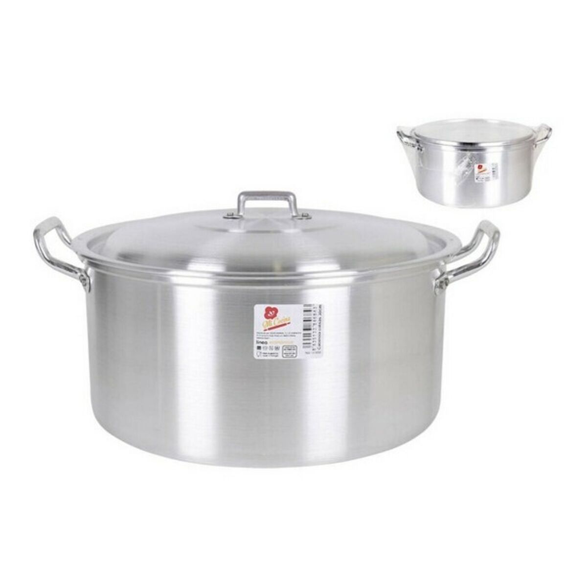 Topf mit Deckel   Aluminium