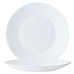 Set di piatti Arcoroc 22522 Bianco Vetro 23,5 cm (6 uds)