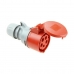 Plug-in base Solera 903154a CETAC Με καπάκι Κόκκινο IP44 32 A 400 V Αέρα