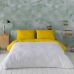 Bettdeckenbezug Naturals Reversibel Senf King size (260 x 220 cm)