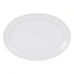 Fuente de Cocina Feuille Oval Porcelana Blanco (28 x 20,5 cm)