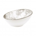 Bowl Porcelain White/Brown (35 cl) (ø 16 x 7 cm)