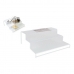 Secchio organizzatore Confortime Metallo Bianco (26,5 x 25 x 9 cm)