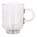 Juego de 6 Tazas de Café Royal Leerdam Sentido Mug Transparente Cristal 6 Piezas (6 Unidades) (37 cl)