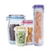 Set van herbruikbare zakjes voor voedingsmiddelen 6 Onderdelen (10,5 x 15 x 5,4 cm)