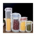 Conjunto de Sacos Reutilizáveis para Alimentos 6 Peças (10,5 x 15 x 5,4 cm)