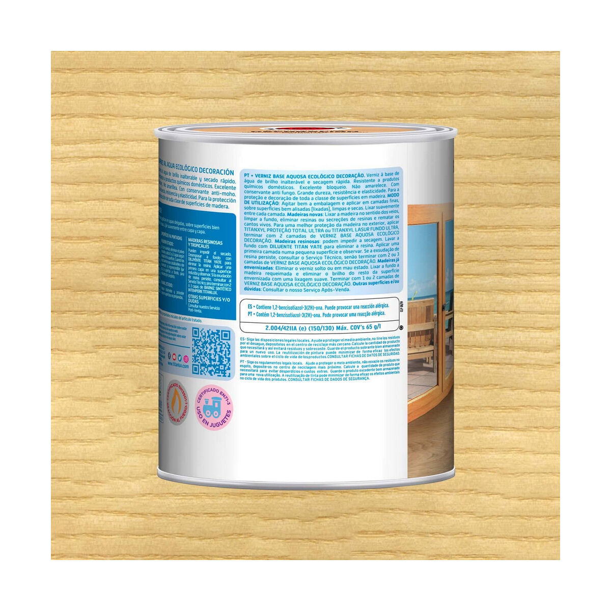 Fernis Titanlux m22100034 750 ml Farveløs Mat