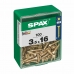 Scatola a viti SPAX Testa piatta 3,5 x 16 mm (100 Unità)