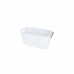 Koszyk wielozadaniowy Confortime Biały Plastikowy Z uchwytami 27 x 14,5 x 12 cm