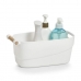 Multi-purpose basket Confortime White Plastic With handles 27 x 14,5 x 12 cm