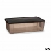 Κουτί αποθήκευσης με Καπάκι Stefanplast Elegance Καφέ Πλαστική ύλη 30 L 38,5 x 17 x 59,5 cm (x6)
