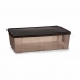 Κουτί αποθήκευσης με Καπάκι Stefanplast Elegance Καφέ Πλαστική ύλη 30 L 38,5 x 17 x 59,5 cm (x6)