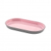 Δίσκος Inde μελαμίνη Ροζ/Γκρι 28 x 16 x 2,5 cm