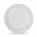 Set of reusable plates Algon Circular White 22 x 22 x 1,5 cm Plastic 25 Units