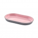 Δίσκος Inde μελαμίνη Ροζ/Γκρι 24 x 14 x 2,5 cm