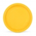 Conjunto de pratos Algon Cartão Descartáveis Amarelo 10 Unidades 20 x 20 x 1,5 cm