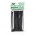 Reusable Straws Algon Black Plastic 14 cm 25 Units