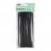 Reusable Straws Algon Black Plastic 22 cm 25 Units