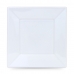 Mehrweg-Teller-Set Algon karriert Weiß Kunststoff 23 cm 12 Stück