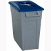 Affaldsspand til genbrug Denox 65 L Blå (2 enheder)