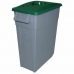 Recycling Waste Bin Denox 65 L Green (2 Units)