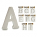 Bokstaver ABCDEFGHI Hvit polystyren 2 x 23 x 17 cm (9 enheter)