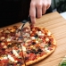 Pizza Cutter Quid HÁBITAT Black Metal 23 x 9 x 3 cm