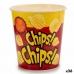 Snacksbolle Stekte poteter (chips) polypropylen 2,8 L 18 x 18 x 18 cm (36 Enheter)