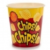 Snacksbolle Stekte poteter (chips) polypropylen 2,8 L 18 x 18 x 18 cm (36 Enheter)