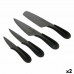 Sada nožů Santa Clara Keramický 4 Kusy Černý 17 cm 17 (2 kusů)