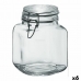 Stekleni kozarec Borgonovo 33211 Hermetična Prozorno 1,7 L 12 x 12 x 17 cm (6 kosov)